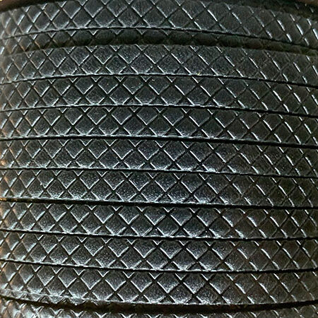 Flat leather lace Squares