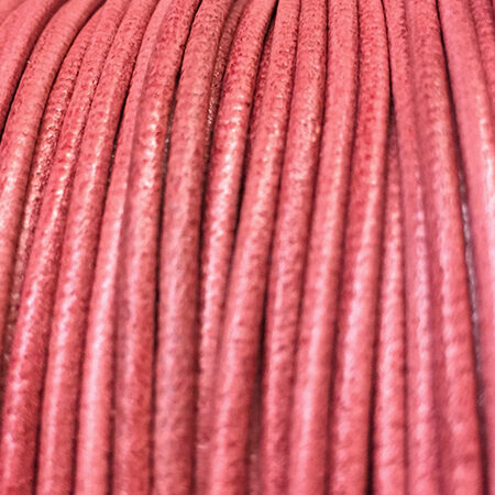 Cordon en cuir pour colliers