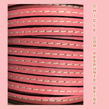 Leather Lace with stitching