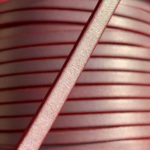 Red Pearl Leather Lace