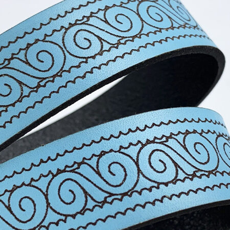 Pulseira de couro para joias e bijuterias