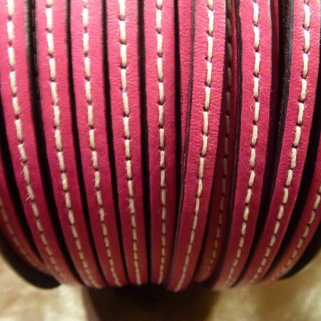 Cuero Plano Fucsia TCP 5 con repunte