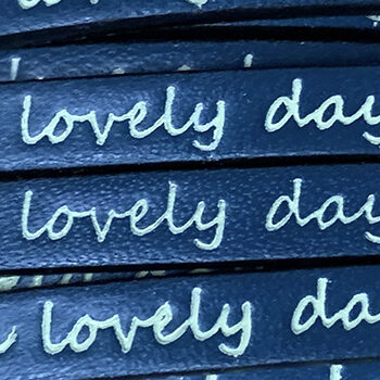 Flat Leather Cord for Bracelets