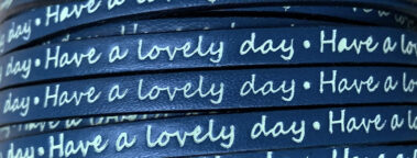 Flat Leather Cord for Bracelets