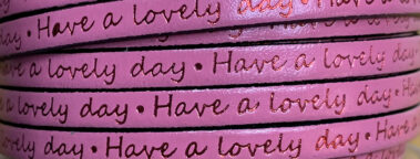 Flat Leather Cord for Bracelets