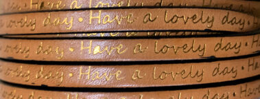 Flat Leather Cord for Bracelets