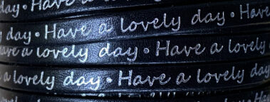 Flat Leather Cord for Bracelets