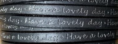 Flat Leather Cord for Bracelets