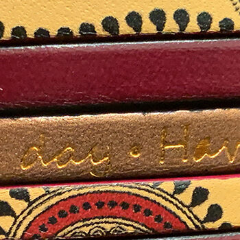 Flat Leather Cord for Bracelets