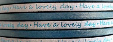 Flat Leather Cord for Bracelets