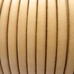 Flat leather lace Natural