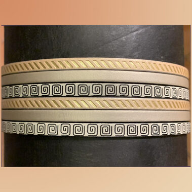 Flat Leather Laces Combination for Bracelet.