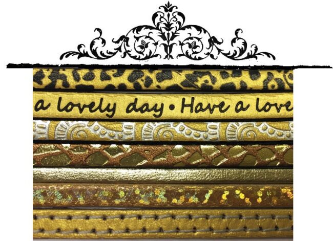 Combi Gold colors for a wristband