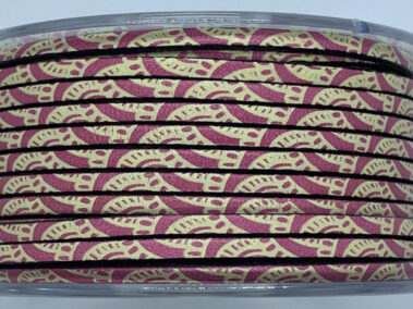 3 mm. Engraved Leather Strap