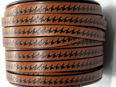 Leather Lace 8 mm. engrave