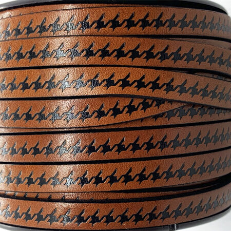 Leather Lace 8 mm. engrave