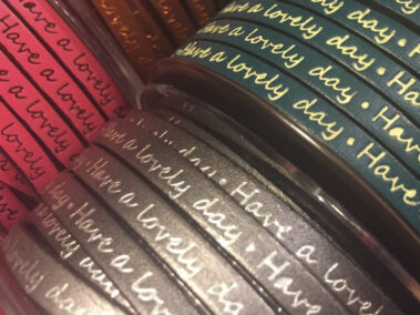 Leather lace for wishing bracelet