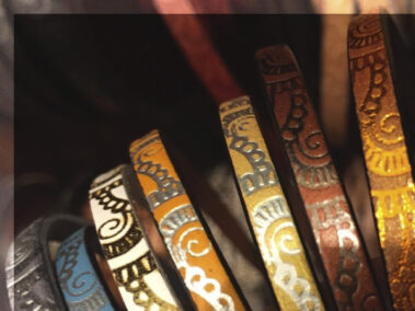 Leather laces for jewellery