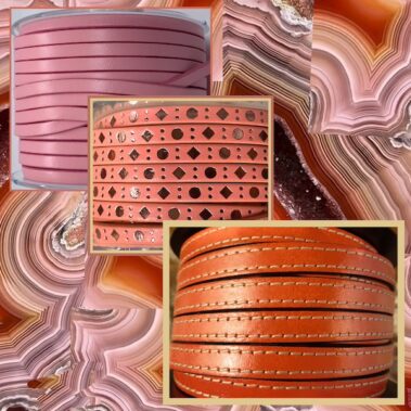 Pale Tones Flat Leather Laces Tones.