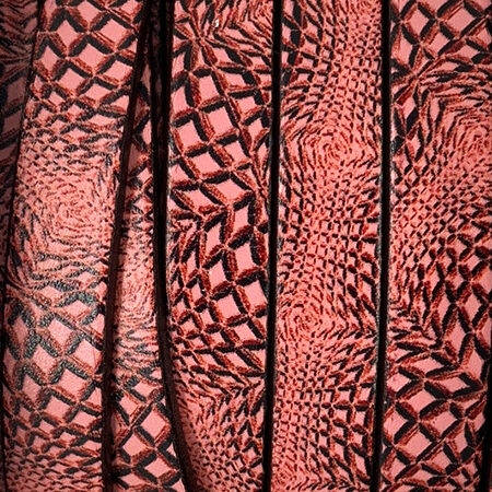 Tira de couro impresso