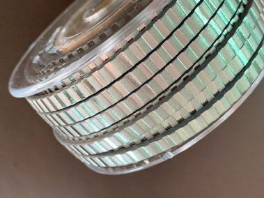 Striped Leather Strip