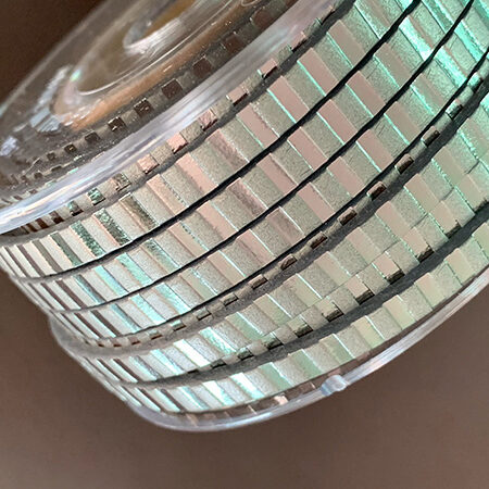 Striped Leather Strip