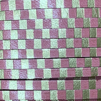 Stamped Flat Leather Lace