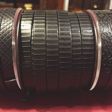 Engraved Leather Strip. Models for men. Ref.TCG 10 Rhombuses, Stripes and Black Giraffe