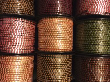 Engraved Leather Strip Coils Ref. TCG 3 Stripes varied