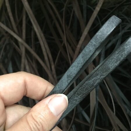 5x2 mm leather strap. Ref. TCP 5 Vintage black color.