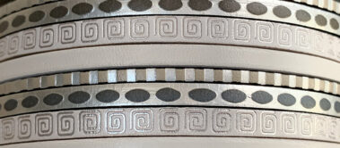 Flat Leather Lace with Greca