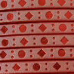 TCP Rojo Nacar con Transfer Punto Cuadrado Rojo Metal