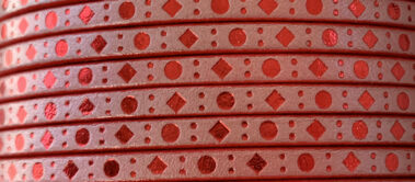 TCP Rojo Nacar con Transfer Punto Cuadrado Rojo Metal