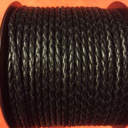 Bolo Leather 3 mm. Black