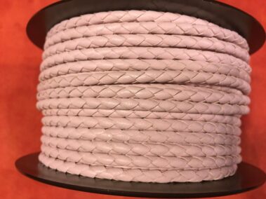 Leather Bolo cord 4 mm. diameter Premier Poliestiene