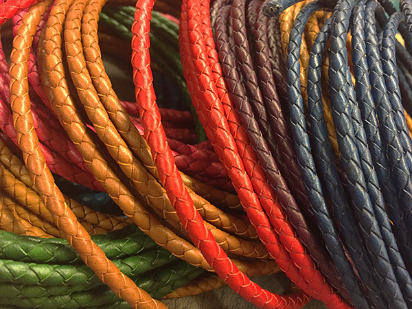 BRAIDED LEATHER CORD