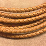 Light Brown round braid.