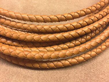 Light Brown round braid.