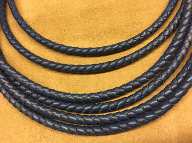 Round navy blue braid.