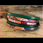 Bracelet Sample with Flat Leather Lace