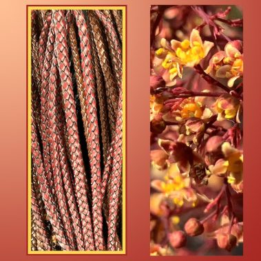 Handmade Braided Leather cord.